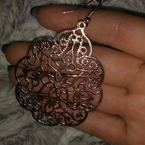 Rose Gold Sterling Silver Earrings